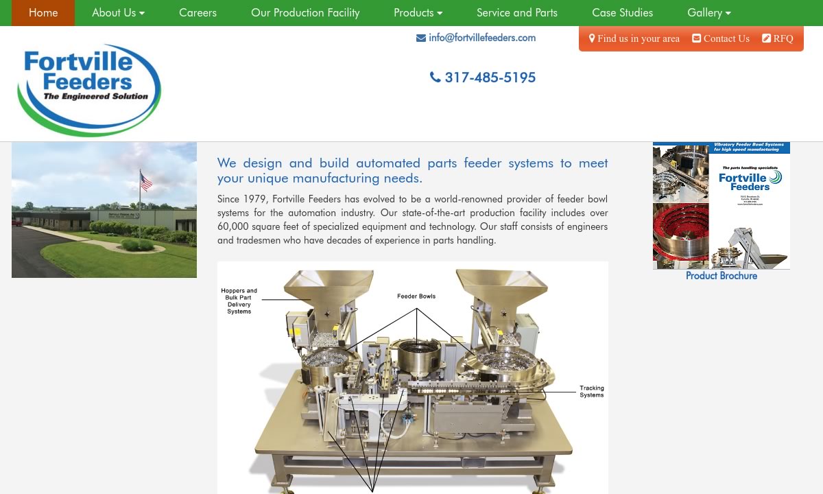 Fortville Feeders Inc Vibratory Feeder Manufacturers